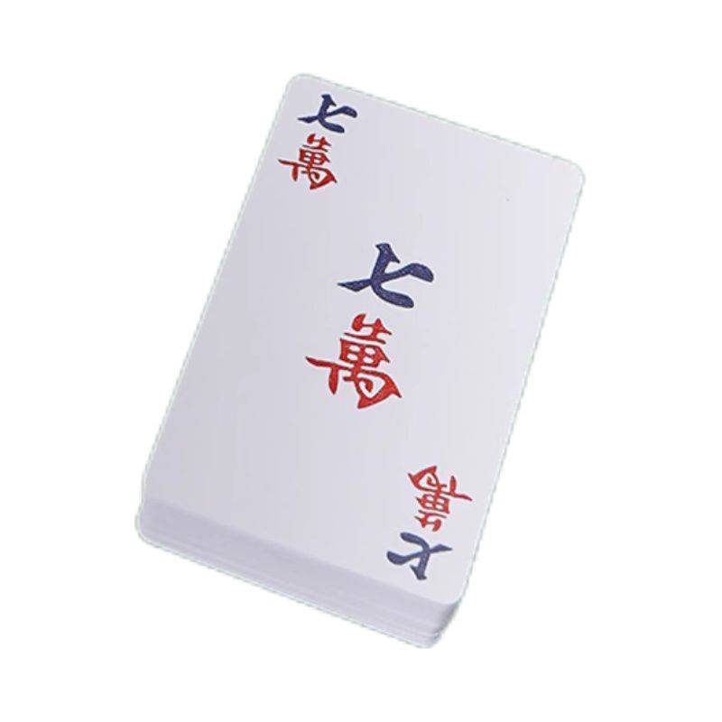 mahjong poker, waterproof, mahjong family uses card mahjong to travel with waterproof and thick cards