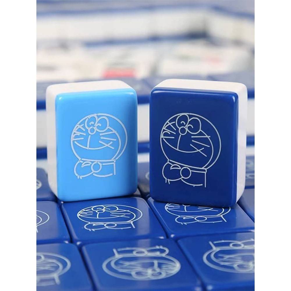 Home -rubbed Mahjong brand cute machine cat net red blue fat man 40/42/44 Cartoon Mahjong gift customization