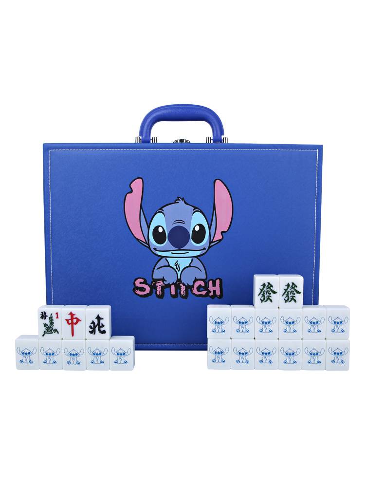 Cute White Stich Carto -handed Hands Rubbing Mahjong Birthday Gift