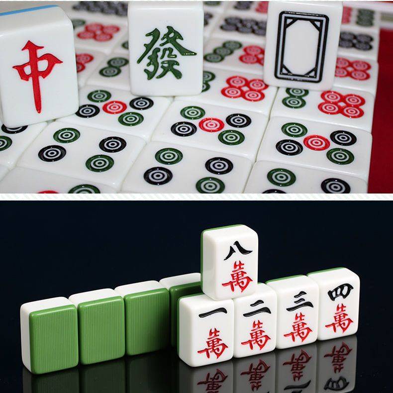 Xinjiang Tibet  Home Mahjong Brand in the large hand rubbing Mahjong 136 special offering mahjong decoration