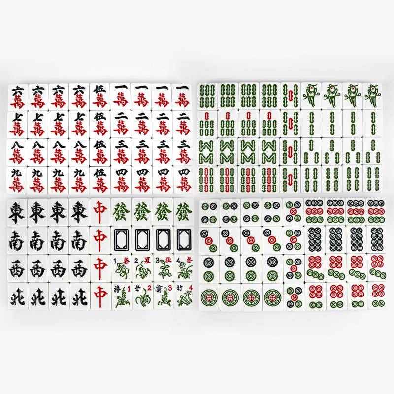 mahjong mahjong used his medium-size hand to give mahjong mahjong, Sichuan, Hongdong Red mahjong, 136 sets of 108 cards