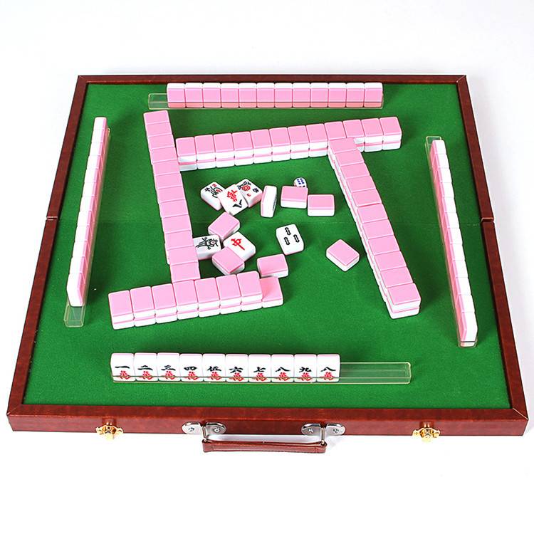 [Outdoor Mahjong] 24mm Mini Travel Tibo Internet Red Highlights Outdoor Travel Portable Timed Mahjong