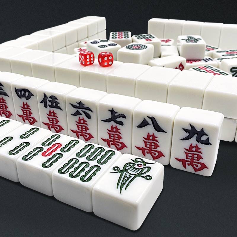 Home -to -hand Jade Mahjong Hand -to -Mahjong brand Sichuan Mahjong 108 Guangdong Mahjong 136 50mm medium