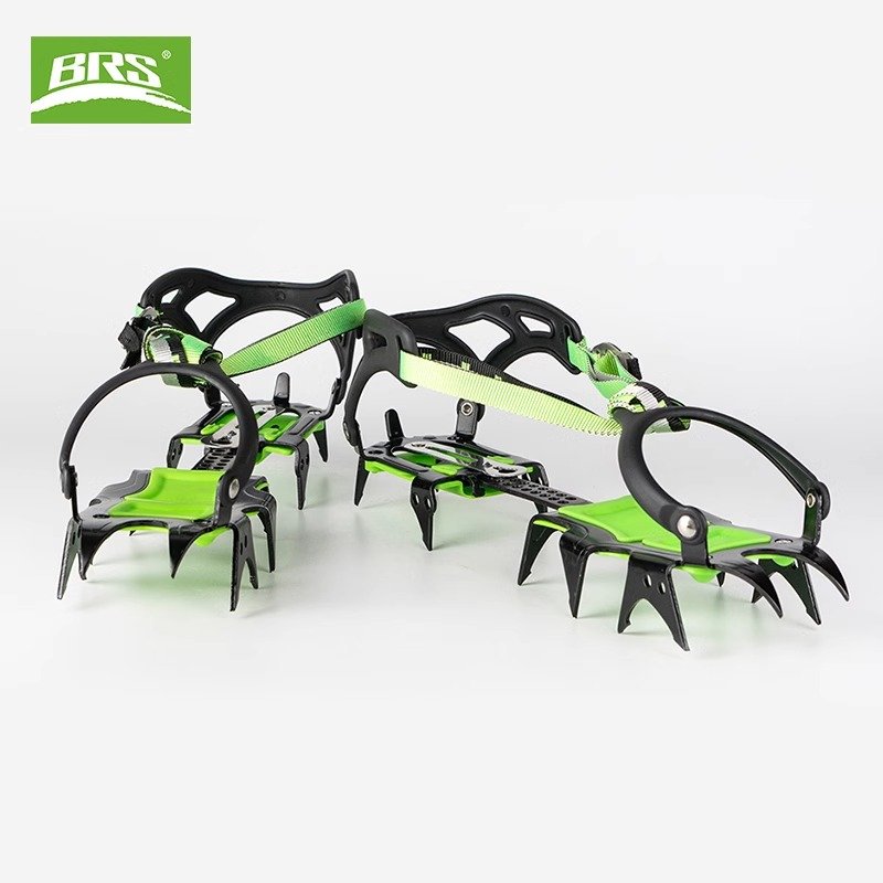 BROTHER BRS-S1 14-TOOTH MANGANESE STEEL PROFESSIONAL OUTDOORS WITH SNOW CLIMBERS AND WINTER SKI CLAWS