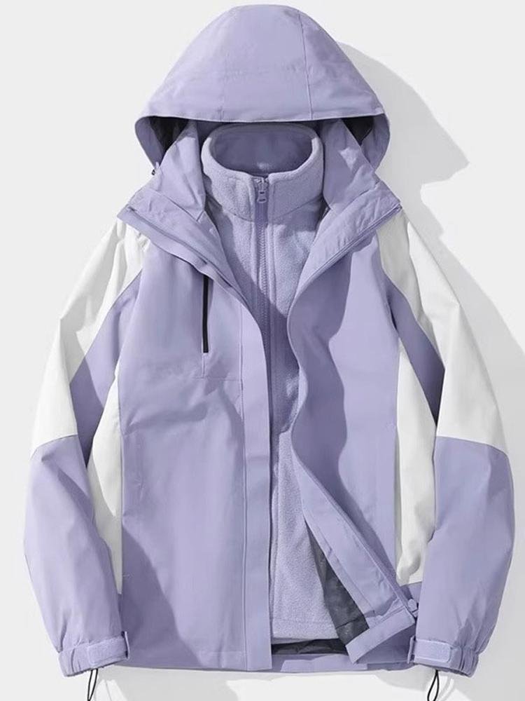 Germany's 2024 new waterproof, windproof, windproof girl, three times a fall and a winter