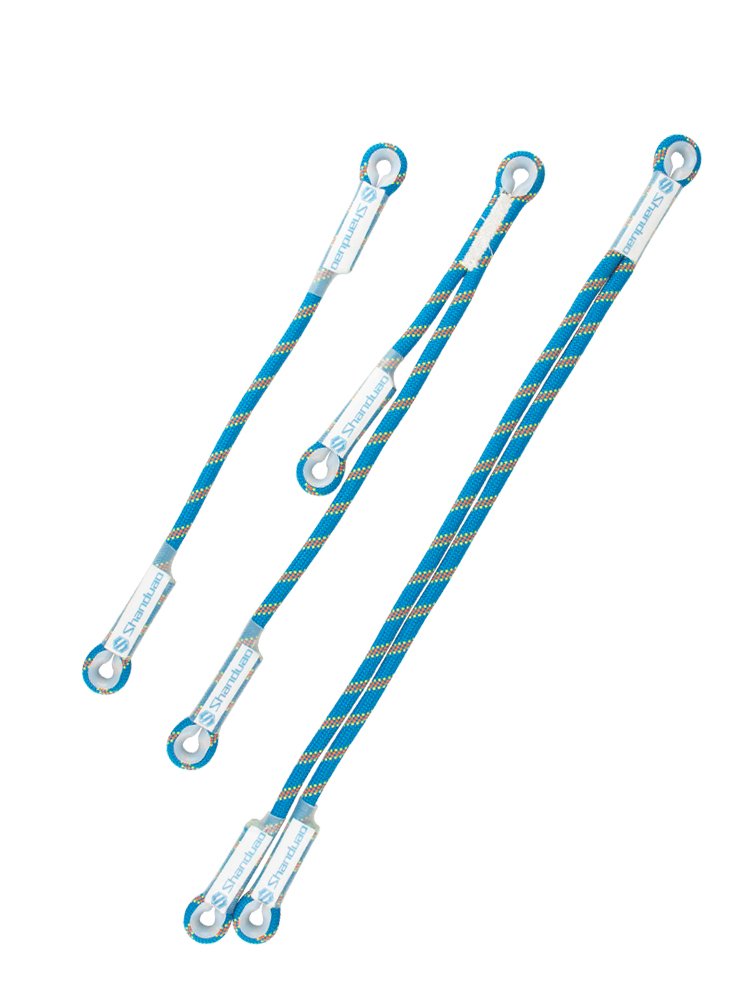 The mountain oxen taillines and ropes with an outdoor climber, the crash protection
