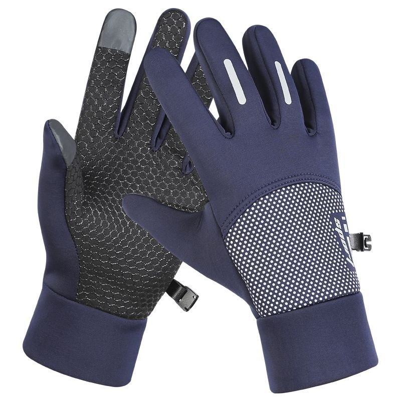 Gloves, men's outdoor exercise during the winter, warm-and-shield, water-proof, wind-proof rides, full-floated car gloves