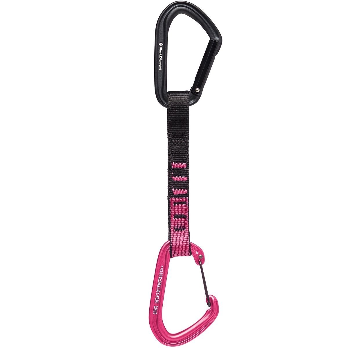 BD Black Diamond HotForge Hybrid climbs up the mountain with super pink