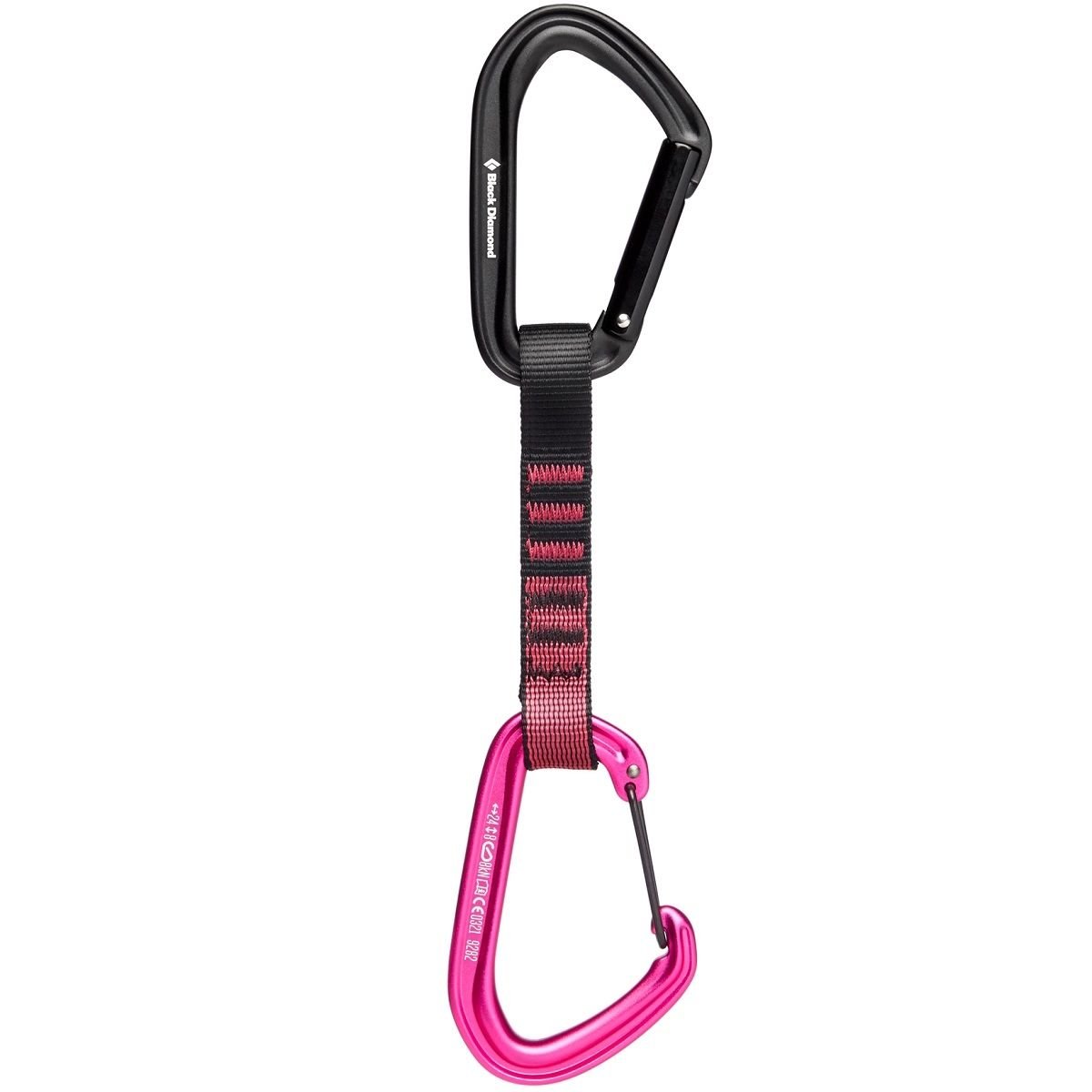 BD Black Diamond HotForge Hybrid climbs up the mountain with super pink