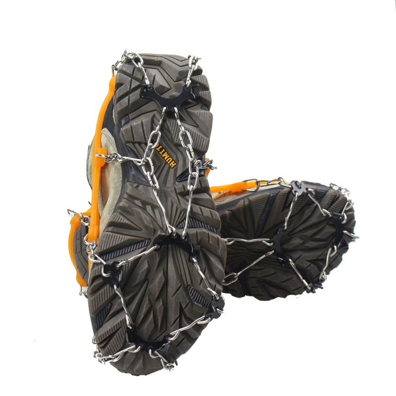 Outdoor ice-crawling ice-crawling, stainless steel skating shoes with silicone to climb snowhills