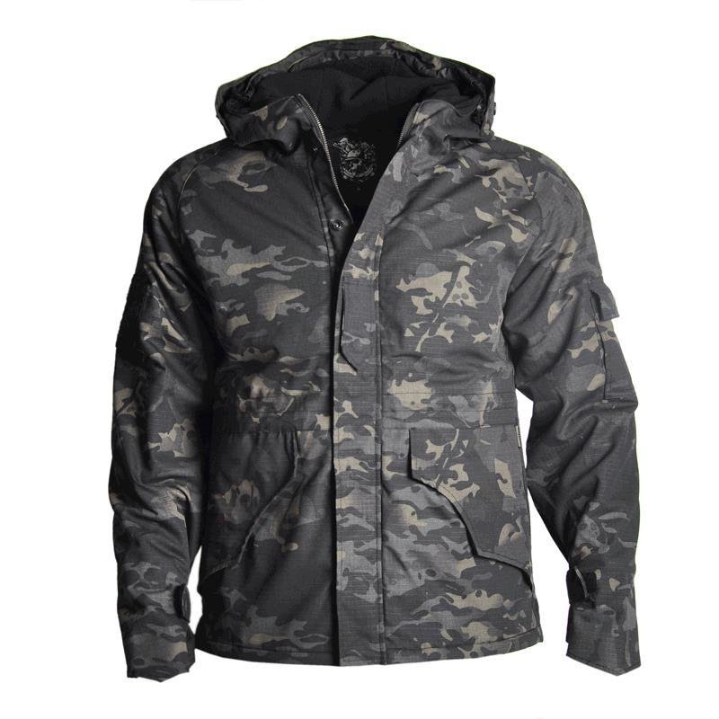 THE ARMY'S FAN CP-COLOURED ASSAULT SUIT FOR MEN AND WOMEN WITH VELVET AND THICK COATS TO WARM UP THEIR COTTON CLOTHES