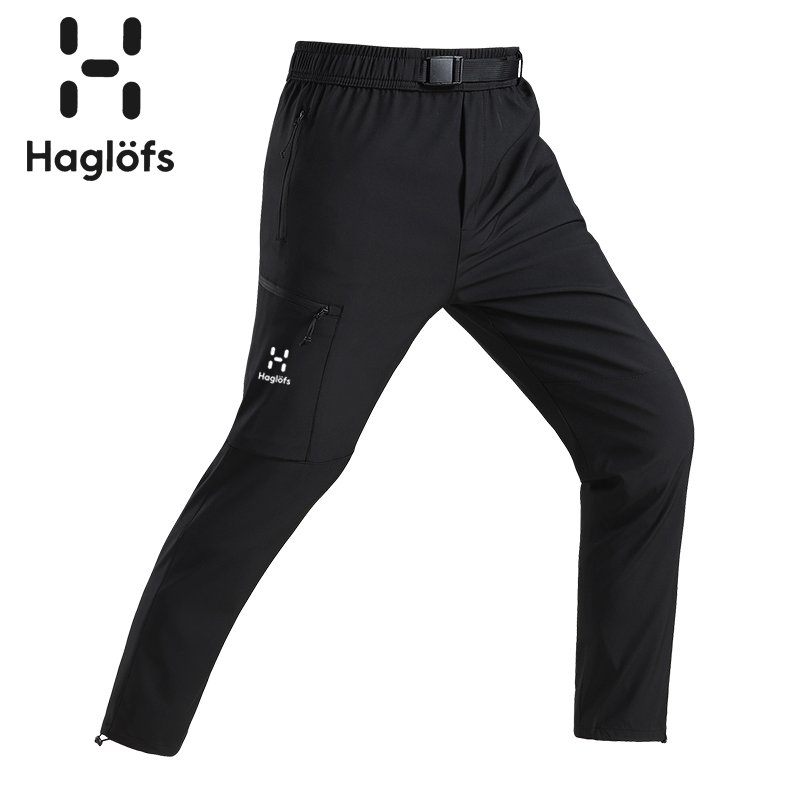 HAGLOFS MATCH STICKS, A MAN WITH A WATERPROOF AND AIR-RECEIVING CROTCH, CLIMBS ON FOOT OUTSIDE