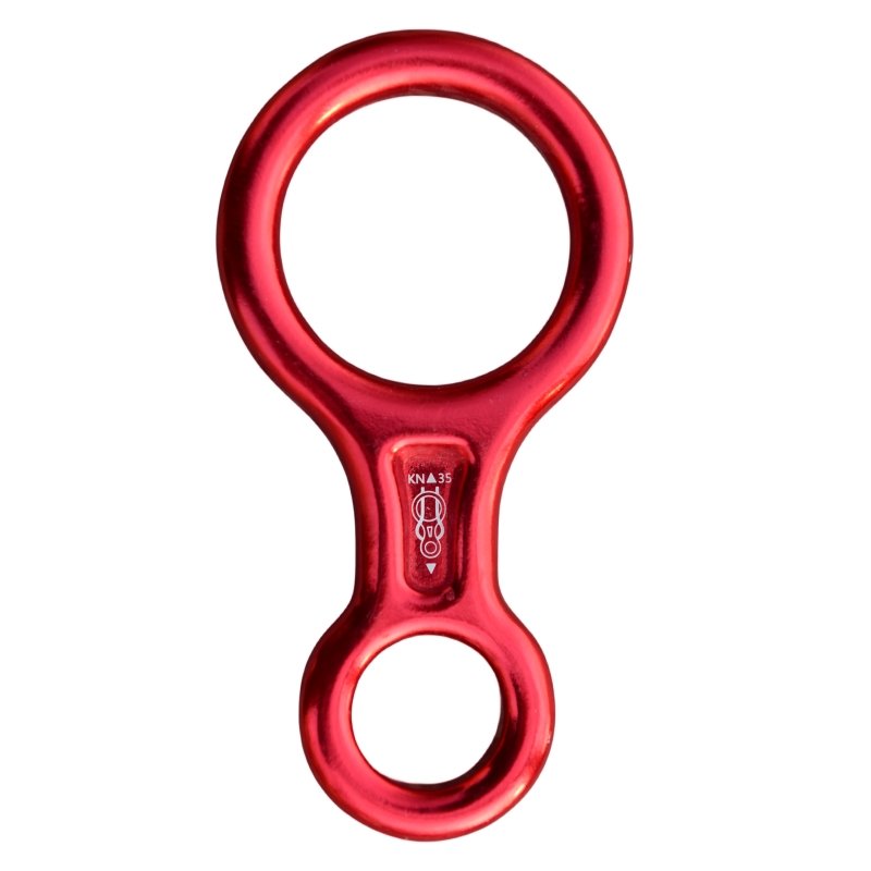 Outdoor climbing, 8-word-ring descender rescue, 8-word high-altitude safety rope slower