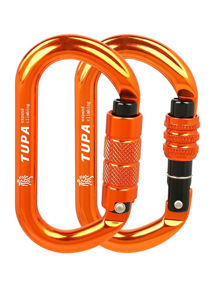 TUPA OUTDOORS, O-STAMPED ROCK CLIMBING MAIN LOCK-LINKING EQUIPMENT AUTOMATICALLY LOCKS HIGH-ALTITUDE SECURITY BUTTONS