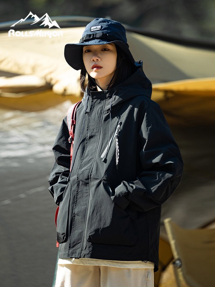 Rolls Minjor outdoor wind-proof, water-scrambling-scrambling coats