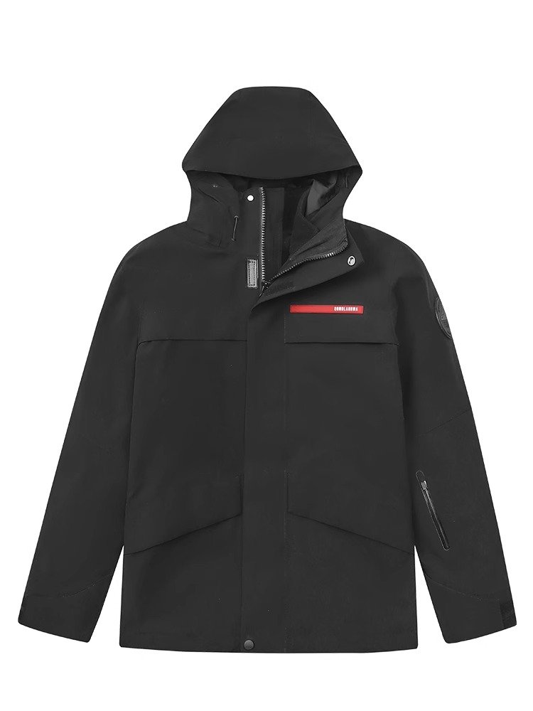 Camel's exterior assault suit, three or two packs of stormy water and velvet mountain coats