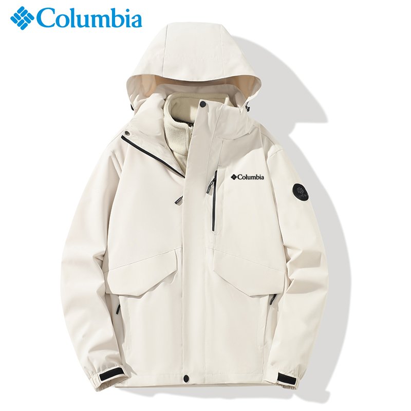 One man and one woman in a Colombian assault suit can detach an outdoor wind and water-proof couple with a warm, warm mountain uniform