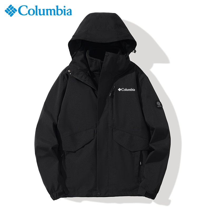 One man and one woman in a Colombian assault suit can detach an outdoor wind and water-proof couple with a warm, warm mountain uniform