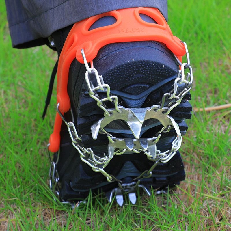 Outdoors ice-clawed and slipper-coated steel chains, 8-bit ice-clawed and snow-clawed equipment