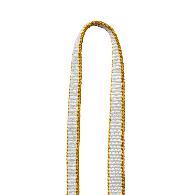 PETZL/CRAWLING ST'ANNEEU FLAT BELTS OUTSIDE OF THE HOUSE WITH A SPECIALIZED EQUIPMENT FOR ROCK CLIMBING AND ICE DRILLING