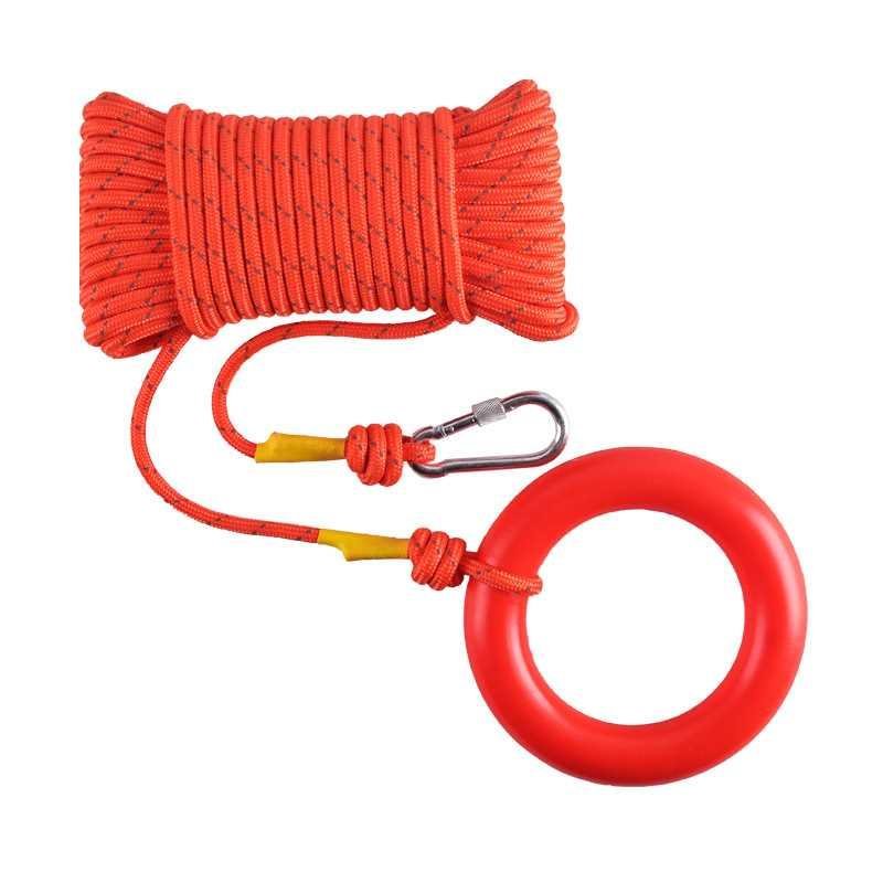 Outdoor surface rescue, luminous drift rope, high-string safety rope, water-directed lifeline