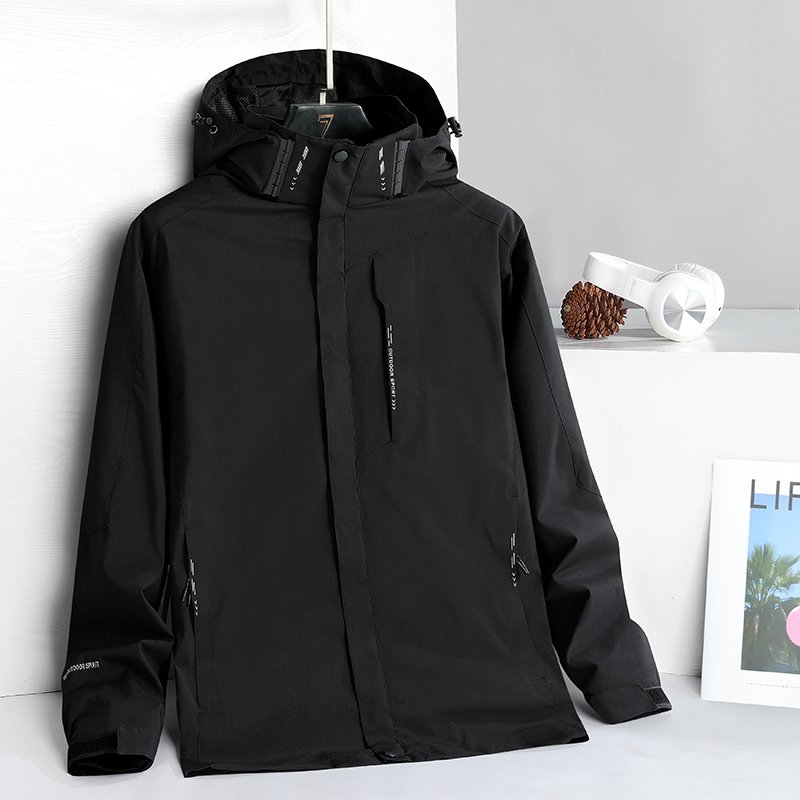 Indoor and outdoor assault suit, male coral velvet can be removed with a three-and-a-wind and water-proof, pure cold jacket 9911