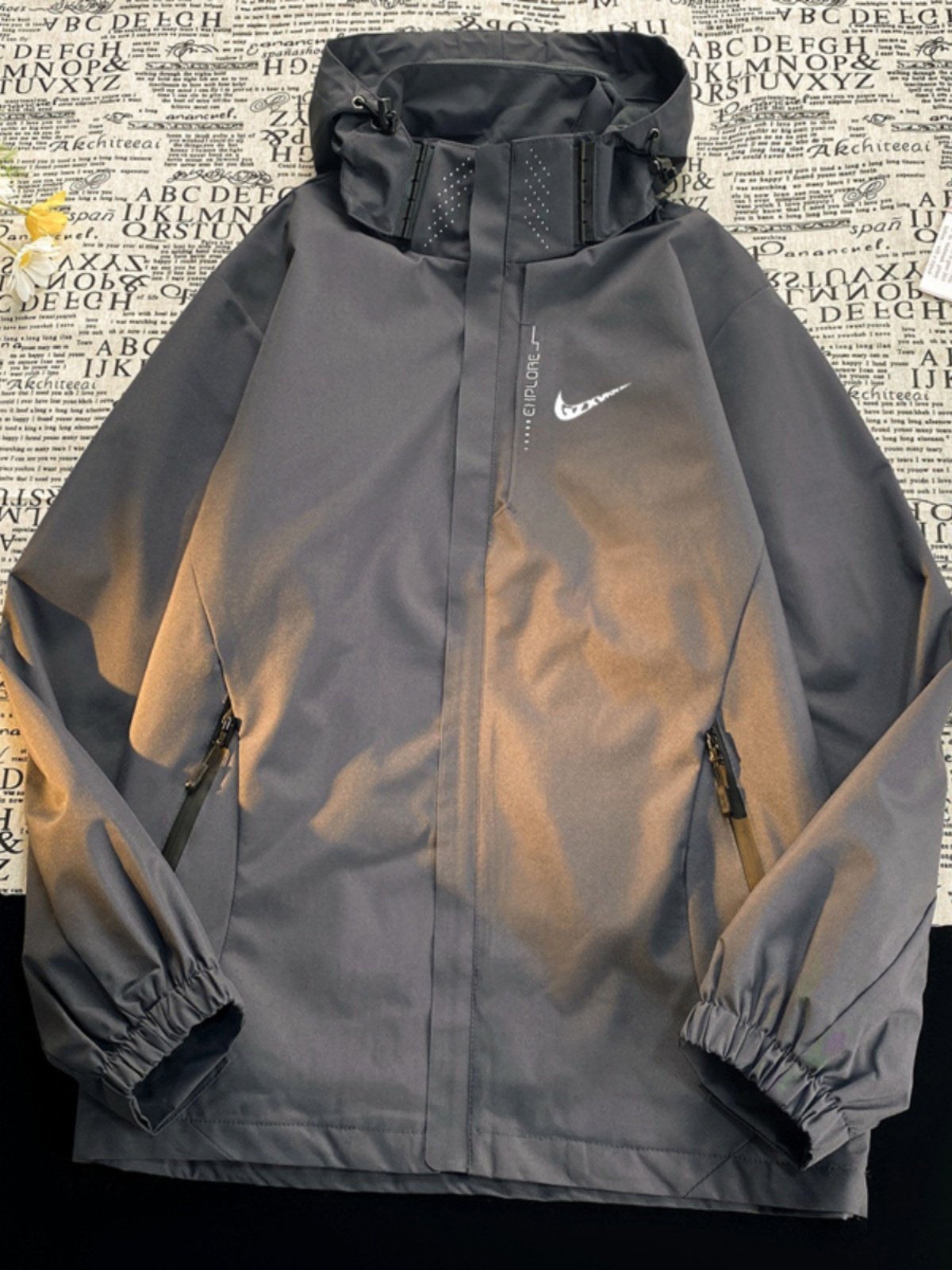 A new 2024 windproof and waterproof suit for a man in an assault jacket and a pair of two sports jackets