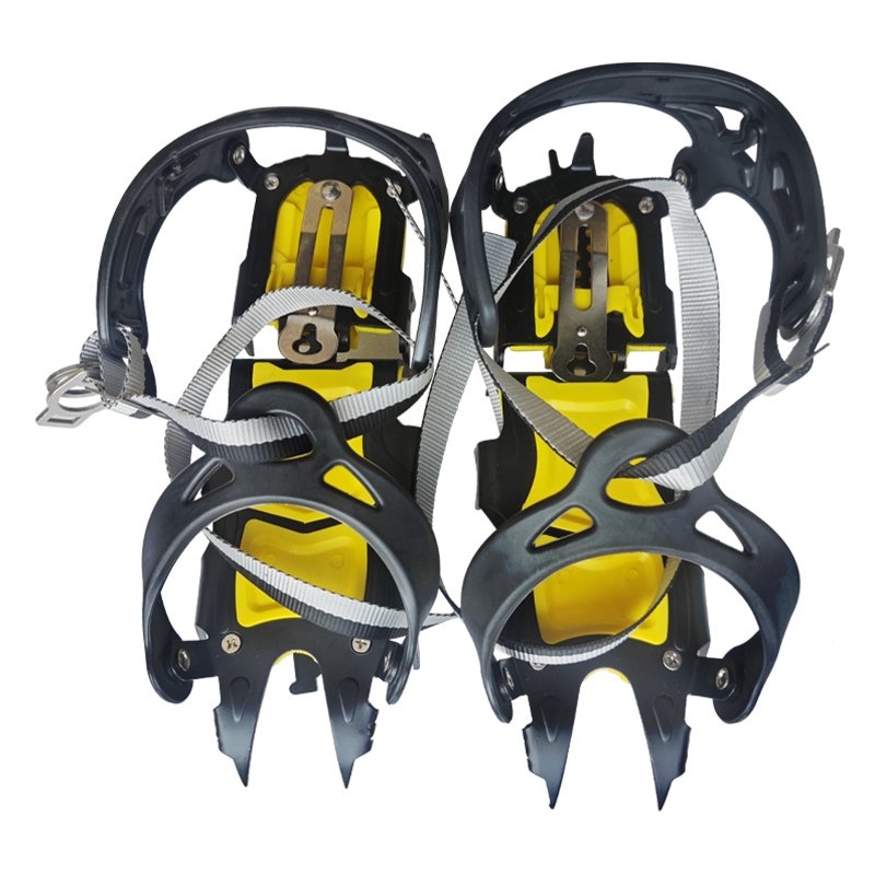 Ice-crawling claws walk the ice-crawling manganese-smelling snow-sliding chain outside the mountain