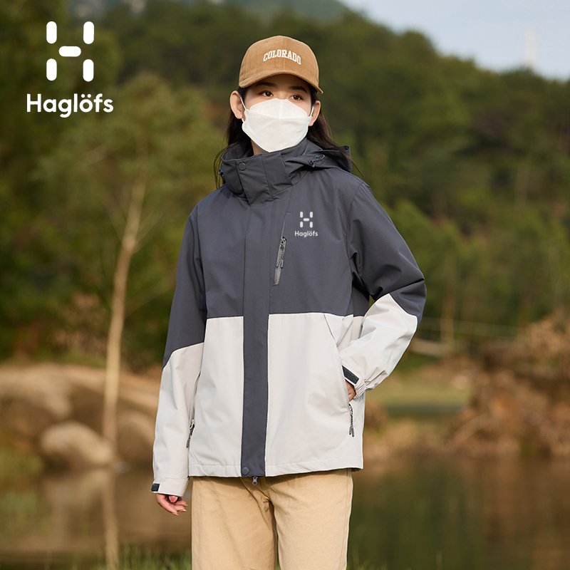 HAGLOF OUTDOOR ASSAULT SUIT, MEN AND WOMEN, THREE-BY-ONE WATER- AND WIND-PROOF EXERCISE TO KEEP THE AIR-TO-AIR CAPS WARM