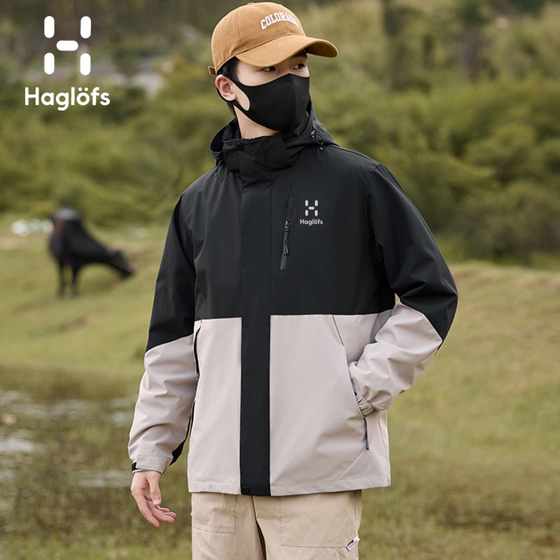 HAGLOF OUTDOOR ASSAULT SUIT, MEN AND WOMEN, THREE-BY-ONE WATER- AND WIND-PROOF EXERCISE TO KEEP THE AIR-TO-AIR CAPS WARM