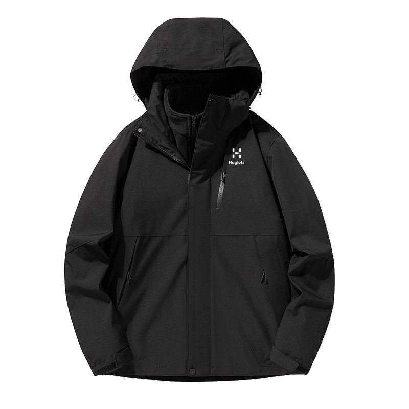 HAGLOF OUTDOOR ASSAULT SUIT, MEN AND WOMEN, THREE-BY-ONE WATER- AND WIND-PROOF EXERCISE TO KEEP THE AIR-TO-AIR CAPS WARM