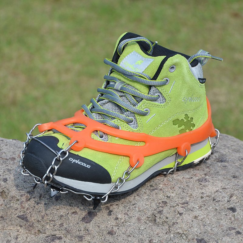 Outdoor skating shoe laces, eight dents to strengthen manganese steel ice-crawling rock-crawling