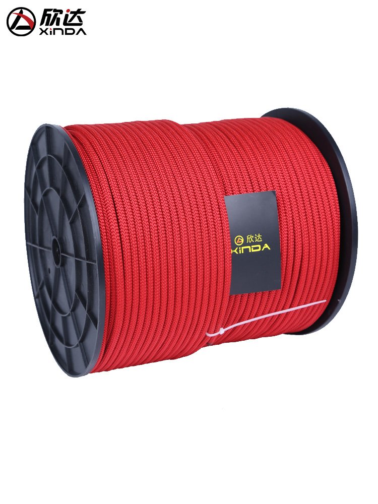Shinda's open-air static rope grabs and rescue ropes to climb the mountain line at speeds of safety ropes outside the house