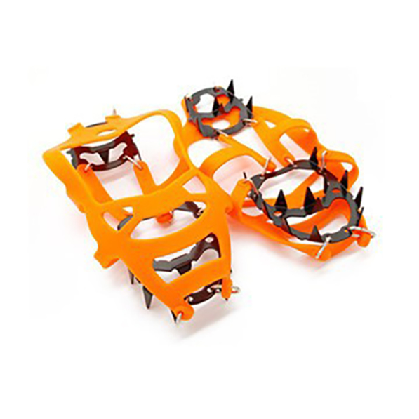 HIGH-STRENGTH SILICONE + 18-TOOTH MANGANESE STEEL ICE-CLAW ORANGE M CODE