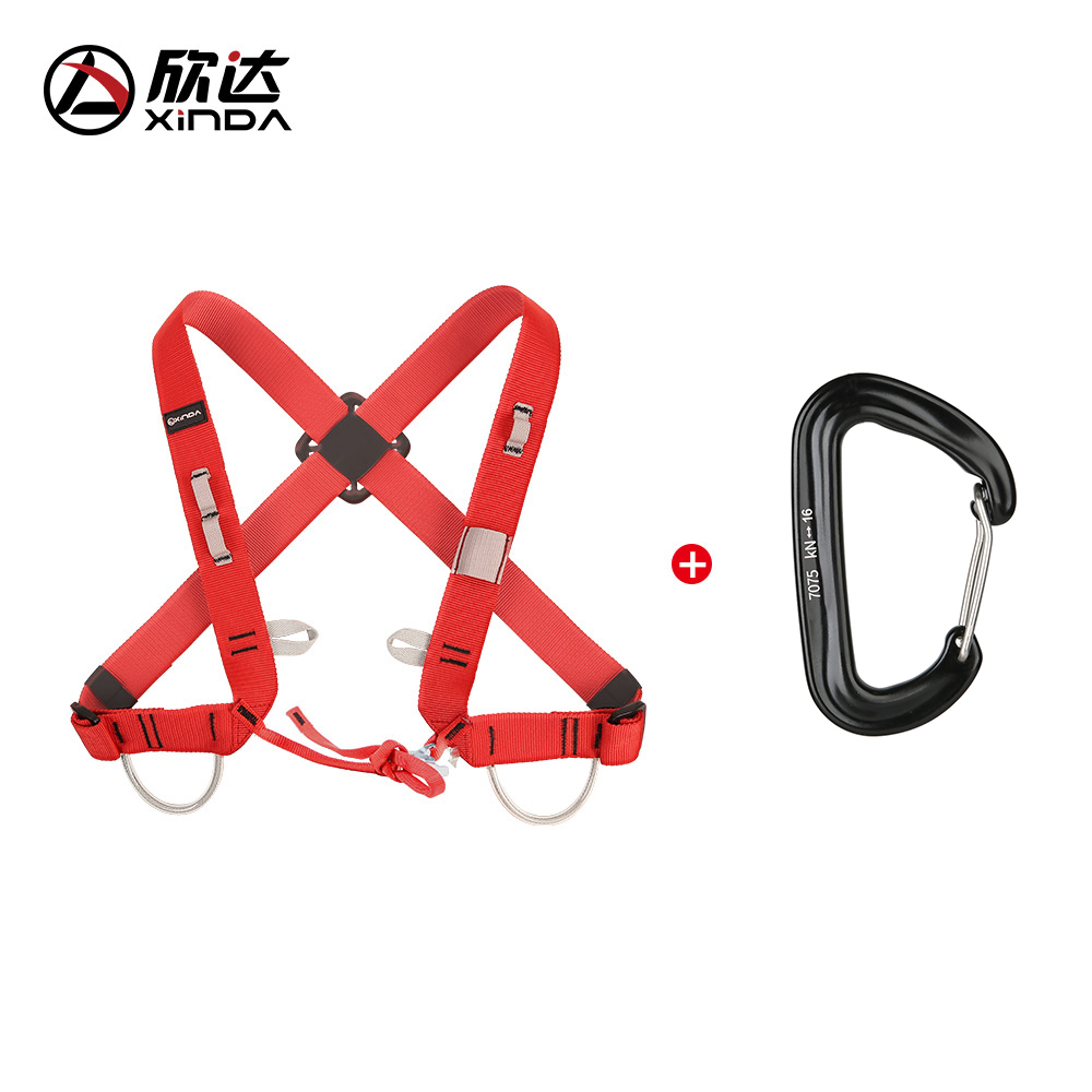 Red shoulder belt