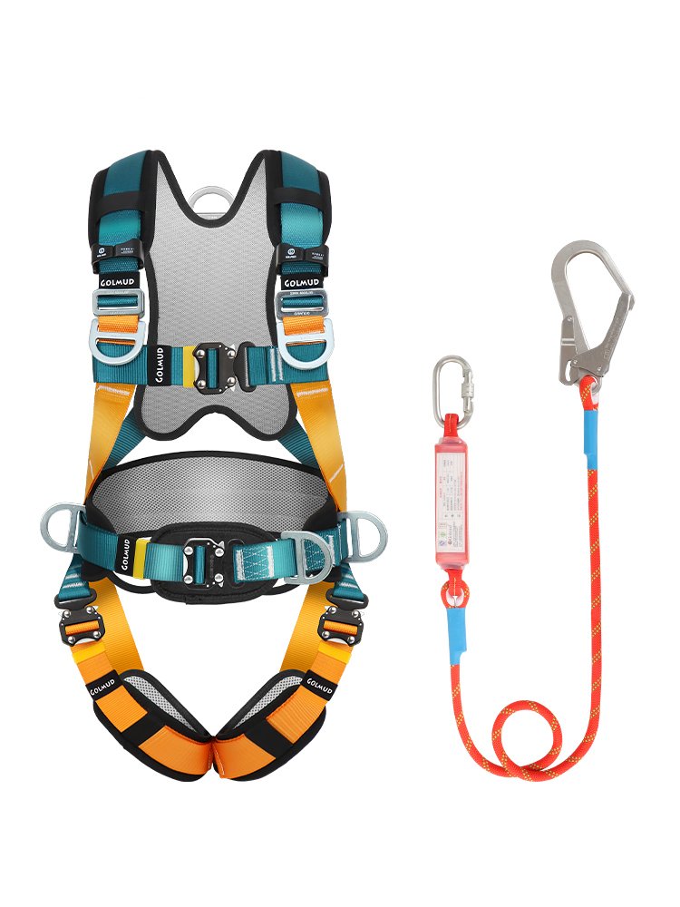 Golm's full of five-to-five-point seat belts, double-coated safety-line suits