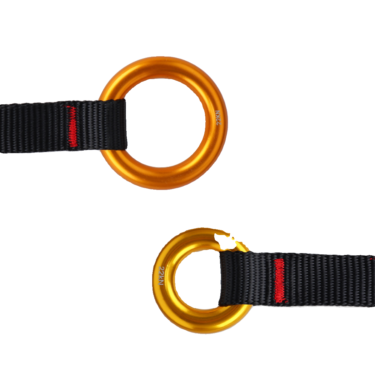 Spoiler rock-climbing garden anchors connecting bark protectors to tree-crawling feed points