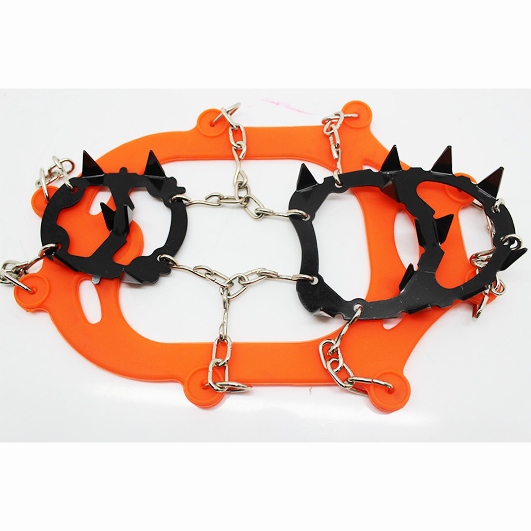 18 TEETH (LARGE BLACK TEETH) CHAIN ICE CLAW-ORANGE L-CODE (FOR 39-42 YARDS OF SHOES)