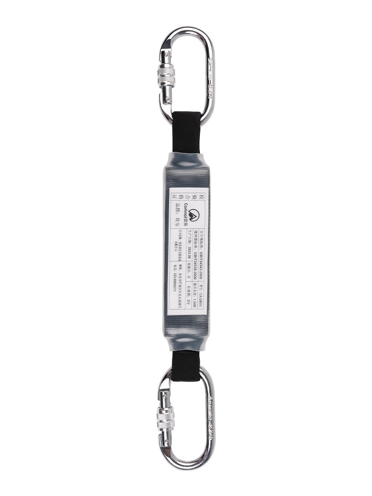 Safety belt buffer straps tied to high-altitude operation drop-down to climb rock to protect the crash insurance