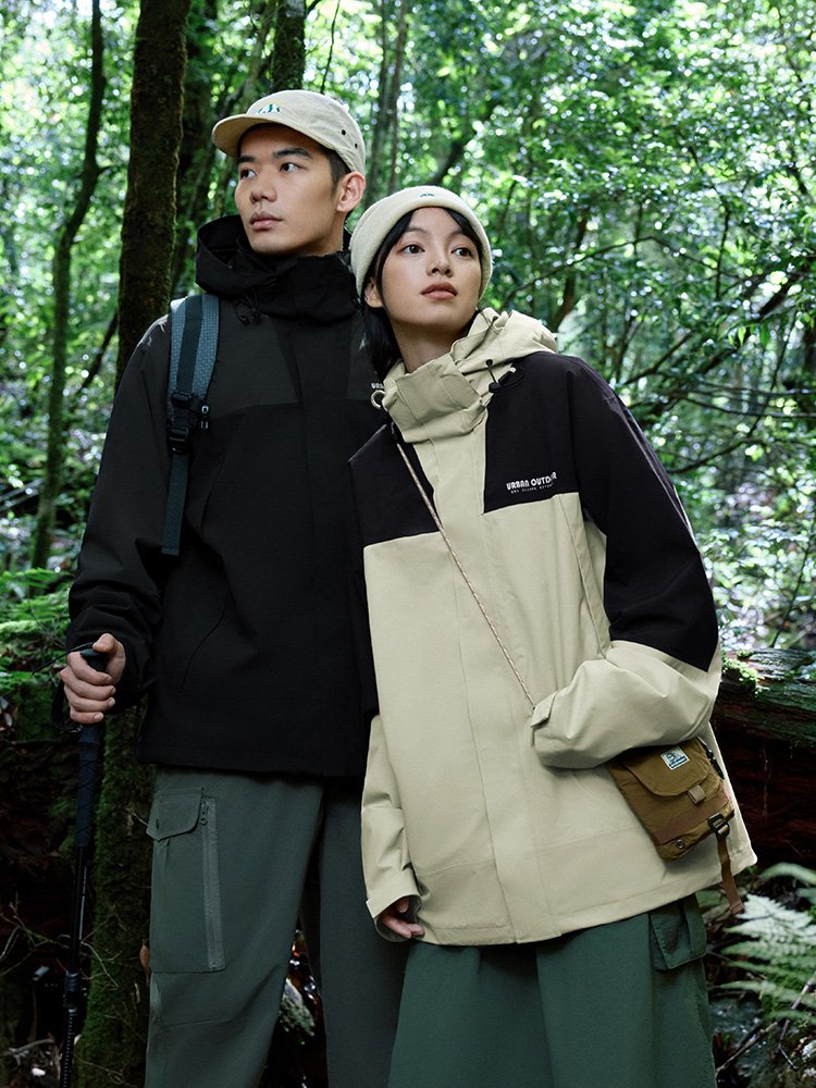 361 Rainscreen Rover 2024, men and women three times windproof, waterproof and velvet coats, men outside the mountain