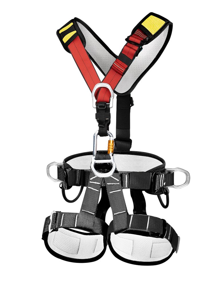 Canle's high-air all-facing safety belt buffer will reverse the rescue climber's five-point safety belt