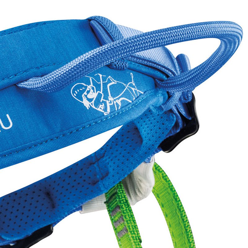 PETZL C015 MACCHU CHILDREN'S SAFETY BELT CRAWLING WITH SEATING SPEED-DOWN EXTENDED TAPE SPOT