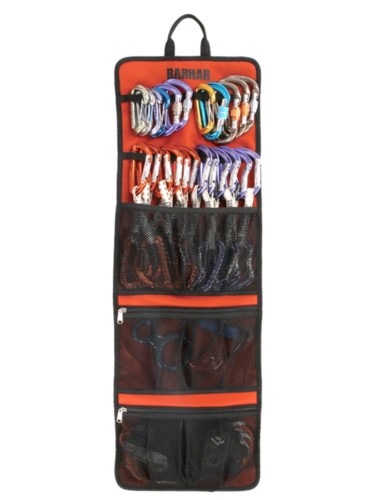 An outdoor rock-climbing equipment to pick up a bag, fast-mounted bulk straps, and a shaving-proof pack