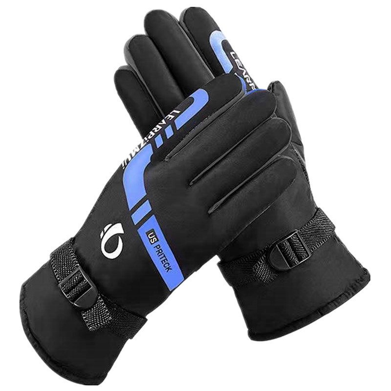 The gloveman rides in winter skiing with velvet and warmth, and rides in a waterproof skating wrists to cross the field