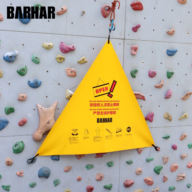 BARHAR ROCK CLIMBING, ROCKHOUSE, ROCKFIELD AUTO PROTECTOR, TRIANGULAR ALERT FLAG, FIVE POINT