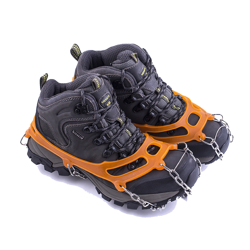 Ice-clawed shoe-crawl-climbing, eight teeth north-east of ice