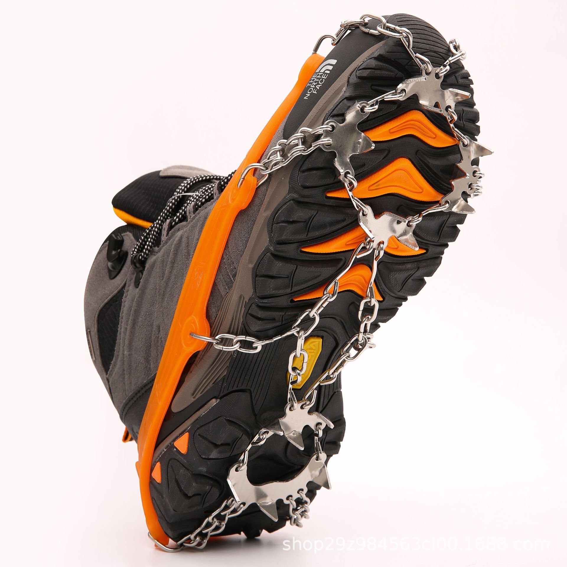 It's for ice-climbing, 18-dent-resistant slippers, 18-bit stainless steel chain ice claws