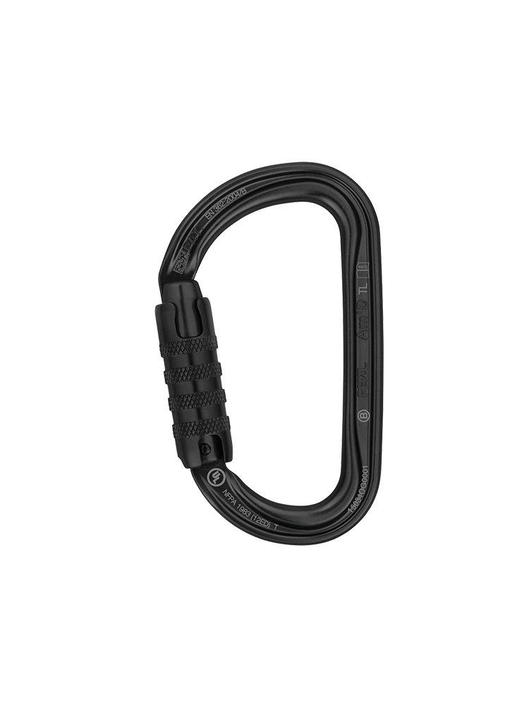 PETZL/Crawl Am'D locks, type D, specialized equipment to rescue an outdoor climber