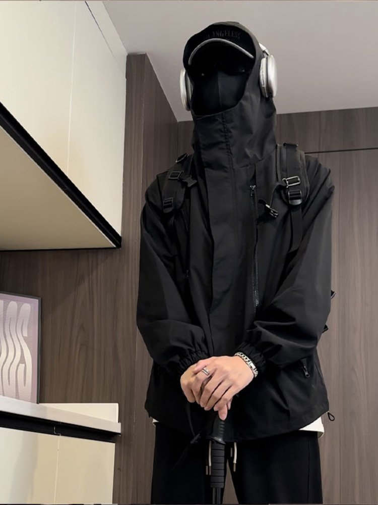 Black Knight's Swordsman's Man's Code is the same as a windproof, windproof jacket outside the autumn and winter