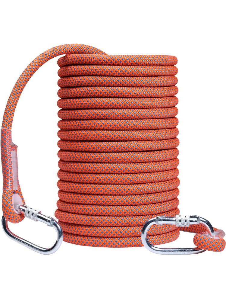High-altitude operating safety ropes tied to life-saving rescue climbs, high-intensity grinding ropes